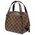 Borsa Louis Vuitton Damier Ebene Belem PM Marrone - vista 2