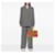 Borsa Prada Medium Bicolor Saffiano Lux Galleria Double Zip Arancione - vista 6