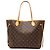 Borsa Tote Louis Vuitton Monogram Neverfull MM Marrone