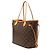 Borsa Tote Louis Vuitton Monogram Neverfull MM Marrone - vista 2
