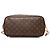 Borsa Tote Louis Vuitton Monogram Neverfull MM Marrone - vista 3
