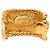 Orecchini a cerchio con clip Chanel CC placcati oro D'oro - vista 3
