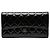 Cartera larga Chanel CC de charol acolchado negro