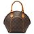 Borsa Louis Vuitton Monogram Ellipse PM marrone