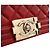 Borsa a tracolla Chanel Boy Flap in pelle Caviar trapuntata Old Medium rossa Rosso - vista 4