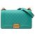Blue Chanel Old Medium Quilted Lambskin Boy Flap Crossbody Bag