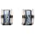 Boucles d'oreilles clips Dauphin en émail bleu Hermès en Cloisonné Sea  - vue 1