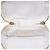Borsa Vanity Chanel Mini Caviar con catena e chiusura a zip bianca Bianco - vista 4