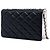 Wallet On Chain Borsa a tracolla portafoglio Book in agnello trapuntato nero Chanel - vista 2