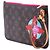 Pochette Louis Vuitton Monogram Patches Neverfull MM Marrone - vista 2