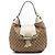 Borsa a tracolla Emily Medium GG Canvas Gucci Beige