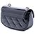 Borsa a tracolla Chanel Mini CC Quilted Patent Single Flap Nera Nero - vista 2