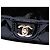 Borsa a tracolla Chanel Mini CC Quilted Patent Single Flap Nera Nero - vista 5