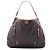 Borsa Hobo Louis Vuitton Monogram Delightful GM marrone