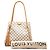Borsa Tote Louis Vuitton Damier Azur Propriano Bianca Bianco - vista 8