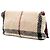 Borsa a tracolla in lana Burberry Mega Check beige - vista 2
