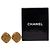 Orecchini a clip Chanel CC placcati oro e diamanti D'oro - vista 4