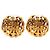 Chanel CC Clip-Ohrringe vergoldet Golden