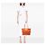 Tote in Tessuto con bordi in Saffiano arancione Prada - vista 6