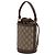 Borsa a secchiello Gucci Mini GG Supreme Ophidia beige - vista 2