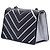 Borsa a Tracolla Chanel Small Chevron Lambskin Couture Flap Nera Nero - vista 2