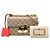 Borsa a tracolla e a spalla Gucci Small GG Supreme Love Padlock beige - vista 7