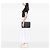 Borsa a tracolla Chanel Jumbo Classic Single Flap in tweed e pelle di vitello nera Nero - vista 5