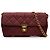 Borsa a tracolla in tessuto Impuntu Prada bordeaux Bordò