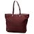 Tote Tessuto Canapa rosso con logo Prada - vista 2