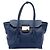 Borsa Blue Prada Vitello Daino Sound Lock