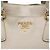 Borsa tote convertible aperta Prada Vitello Daino Grigia Grigio - vista 5