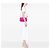 Borsa a tracolla Chanel Medium Classic Mesh Single Flap Rosa - vista 6