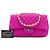 Borsa a tracolla Chanel Medium Classic Mesh Single Flap Rosa - vista 7