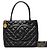 Black Chanel Caviar Medallion Tote Schwarz - Ansicht 7