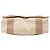 Borsa Tote Besace MM in tela beige Hermès - vista 3