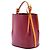 Red Burberry Small Leather Peggy Bucket Bag Satchel - view 2