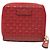 Kleiner Zip-Around-Geldbeutel rot Gucci Microguccissima