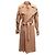 Tan Plan C Layered Trench-Weste & Jacken-Set Größe IT 40 Kamel
