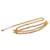 Chanel CC Gold Plated Triple Chain Gürtel Golden