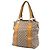 Bamboo Tote Libeccio in tela GG Large di Gucci beige - vista 2