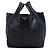 Tote in nappa stropicciata nero Prada