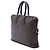 Borsa Business Louis Vuitton Monogram Macassar Porte Documents Jour Marrone - vista 2