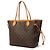 Borsa Tote Louis Vuitton Monogram Neverfull MM marrone - vista 2