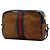 Borsa a tracolla Gucci Mini Suede Web Ophidia marrone - vista 2