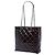 Tote Chanel Reissue 2.55 trapuntata in vernice marrone - vista 2
