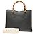 Borsa Tote Gucci Diana in pelle nera, dimensione Medium, con manico in bambù Nero - vista 7