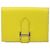 Tarjetero Hermès Bearn en cuero Epsom Amarillo