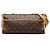 Borsa a tracolla lunga Louis Vuitton Monogram Popincourt marrone