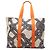 Tote da spiaggia Hermès Toile Noeuds Marins Beige