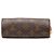 Borsa Louis Vuitton Monogram Papillon Pochette marrone - vista 3